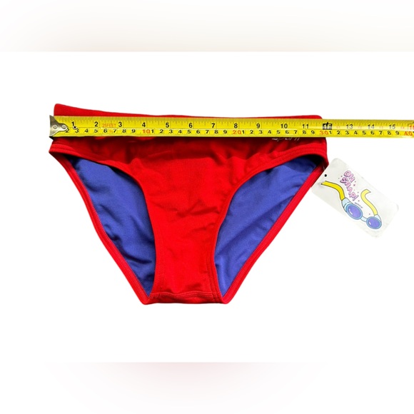 SPORTI mens red hydrolast water polo briefs swim trunks bottoms size 30 NWT - Picture 7 of 9